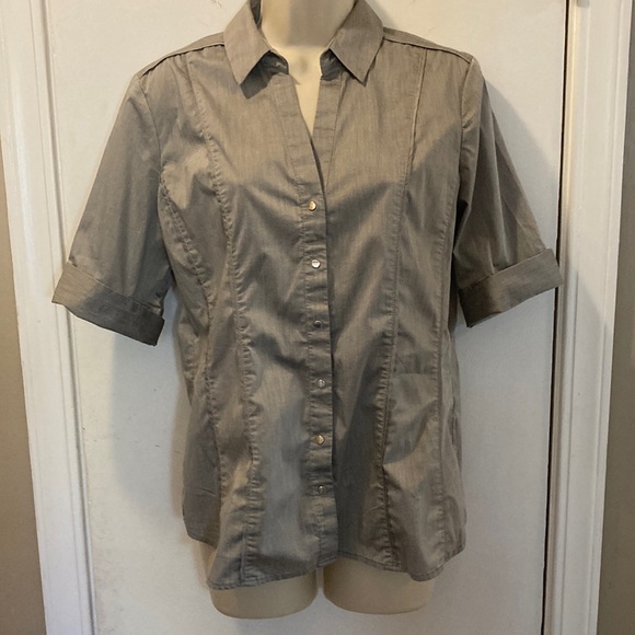 7th Avenue Design Studio s/s blouse shirt top Medium 25-187-03 - Picture 1 of 7